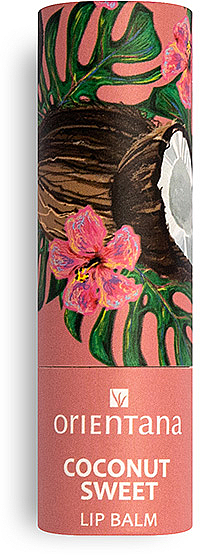 Weichmachender, pflegender und feuchtigkeitsspendender Lippenbalsam mit Kokosnussöl - Orientana — Bild N1
