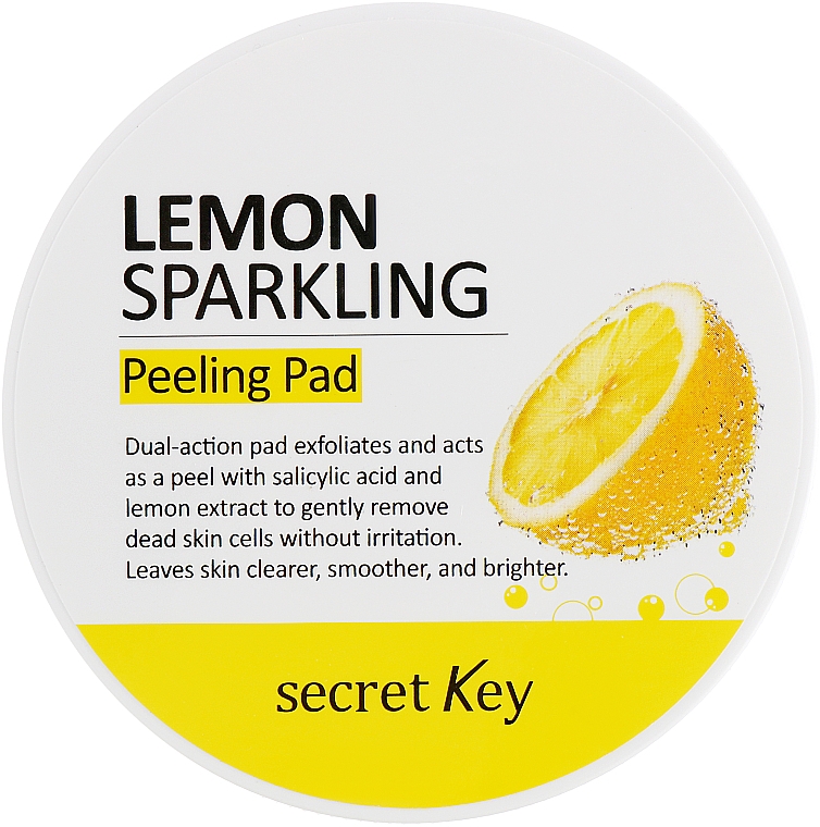 Peeling-Pads für das Gesicht mit Betain-Salicylat und Zitronenextrakt - Secret Key Lemon Sparkling Peeling Pad — Bild N3