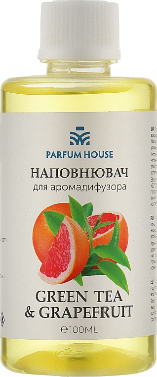 Nachfüller für Aroma-Diffusor Grüner Tee und Grapefruit - Parfum House Green Tea & Grapefruit — Bild N1