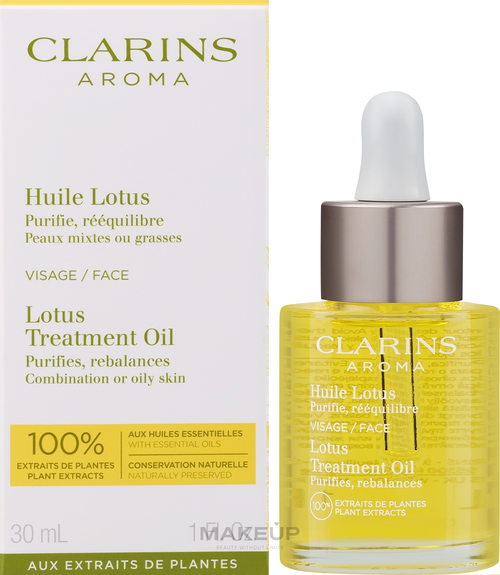 Gesichtsöl für Mischhaut - Clarins Lotus Face Treatment Oil — Bild 30 ml