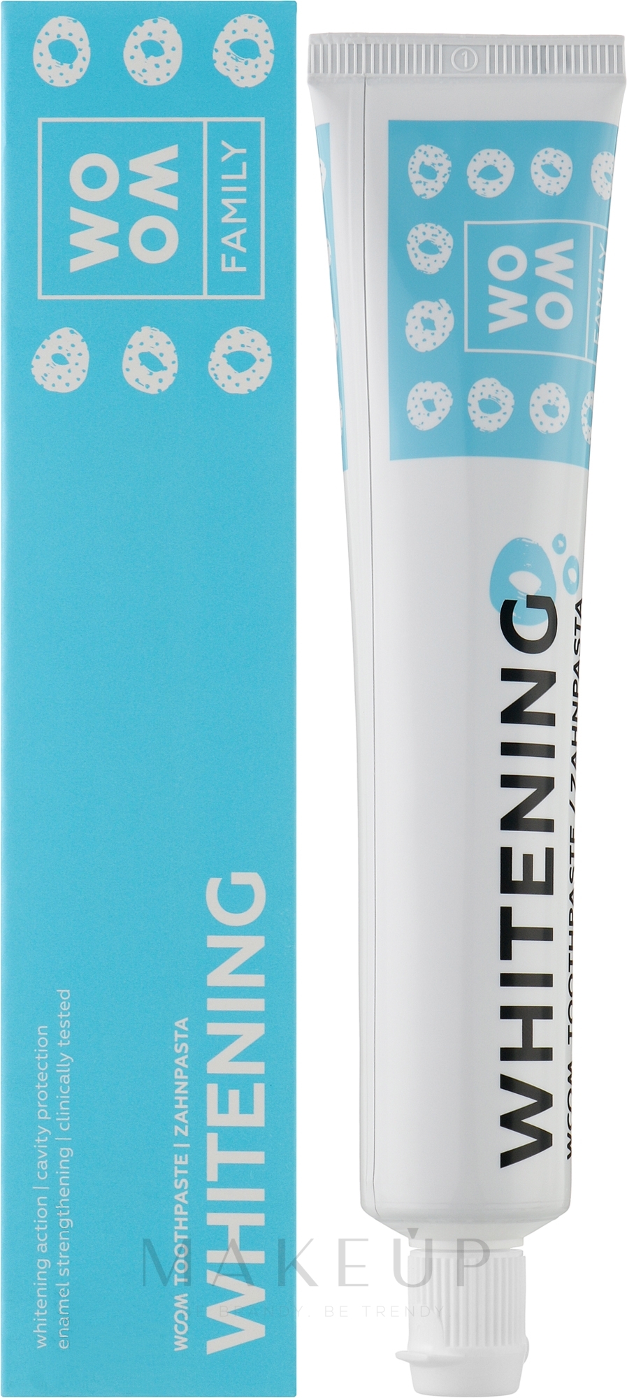 Aufhellende Zahnpasta - Woom Family Whitening Toothpaste — Bild 75 ml
