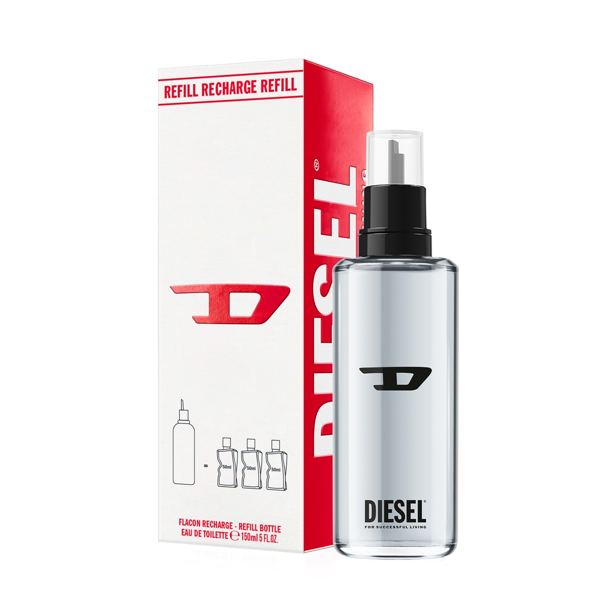 Diesel D By Diesel - Eau de Toilette (Refill) — Bild 150 ml