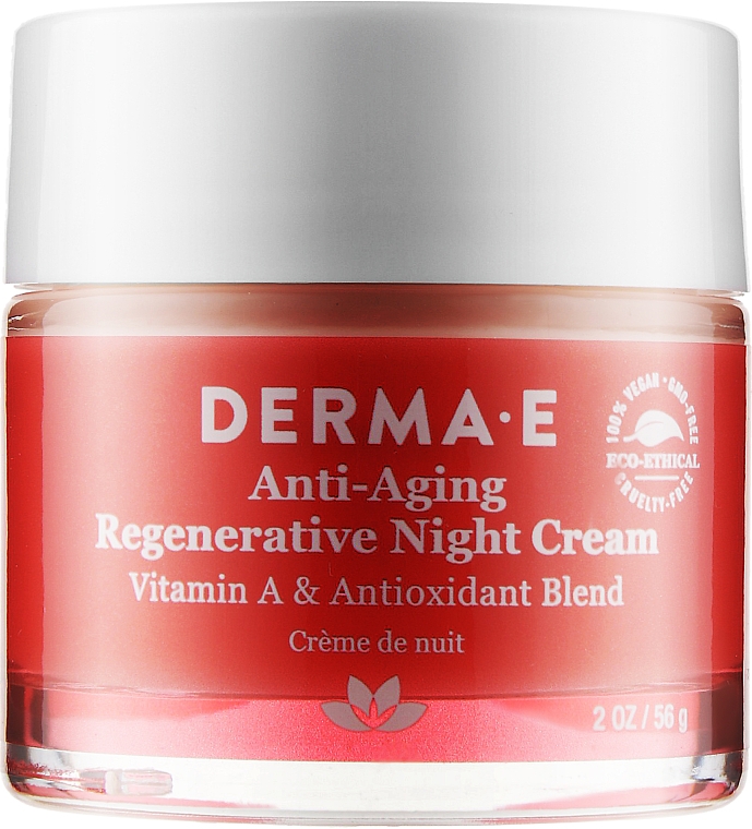 Antioxidative Anti-Aging-Nachtcreme für das Gesicht - Derma E Night Cream — Bild N1
