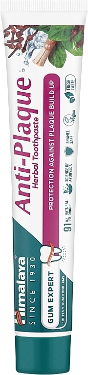 Kräuterzahnpasta - Himalaya Gum Expert Anti-Plaque Herbal Toothpaste  — Bild N1