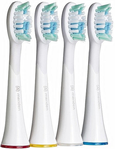 Zahnbürstenkopf für elektrische Zahnbürste 4 St. weiß - Meriden Professional Dual Action Whitening White — Bild N1