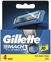 Ersatzklingen 4 St. - Gillette Mach 3 Turbo 3D — Bild N2