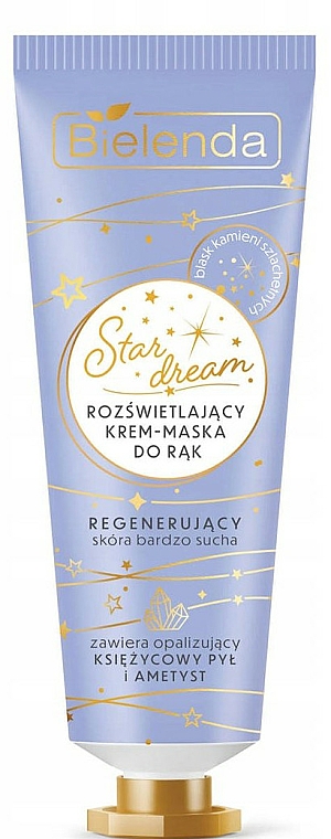 Regenerierende Creme-Maske für die Hände - Bielenda Star Dream Hand Cream — Bild N1