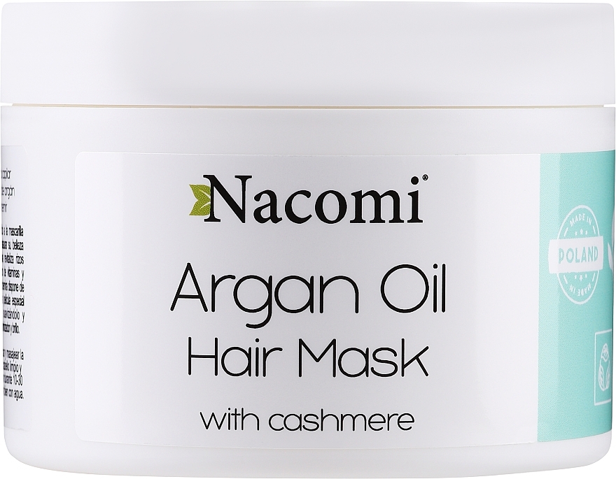 Regenerierende Haarmaske mit Arganöl - Nacomi Natural With Moroccan Argan Oil Hair Mask — Bild N1