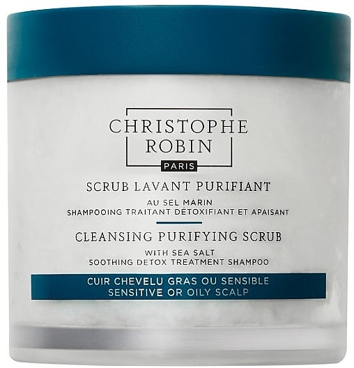 Peeling für Kopfhaut und Haare mit Meersalz - Christophe Robin Cleansing Purifying Scrub With Sea Salt — Bild N2