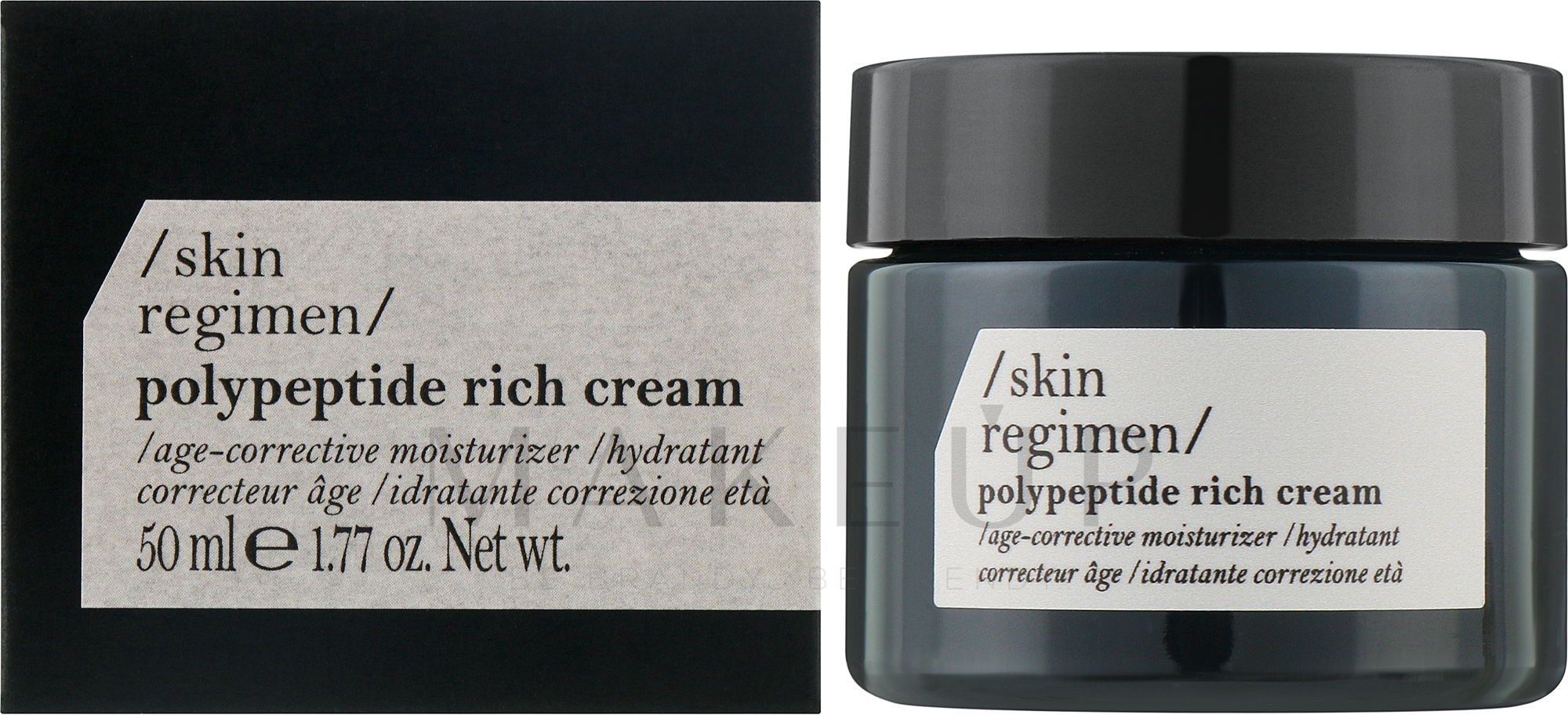 Reichhaltige feuchtigkeitsspendende Gesichtscreme mit Polypeptiden - Comfort Zone Skin Regimen Polypeptide Rich Cream — Bild 50 ml