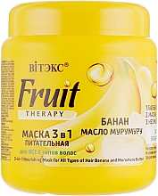 Düfte, Parfümerie und Kosmetik 3in1 Maske für alle Haartypen mit Banane und Murumuru-Butter - Vitex Fruit Therapy Hair Mask