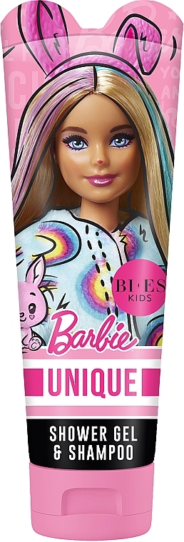 2in1 Duschgel - Bi-es Barbie Unique Gel & Shampoo  — Bild N2