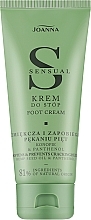 Düfte, Parfümerie und Kosmetik Fußcreme Hanf und Panthenol - Joanna Sensual Konopie & Panthenol Foot Cream