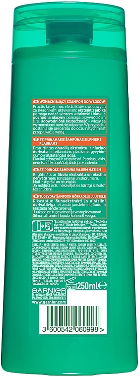 Kräftigendes Shampoo mit Ceramiden und Apfelextrakt - Garnier Fructis — Foto N2