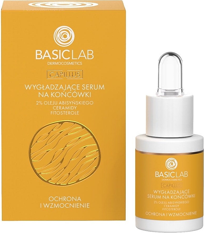 Glättendes Serum für die Haarspitzen  - BasicLab Dermocosmetics Capillus  — Bild N1