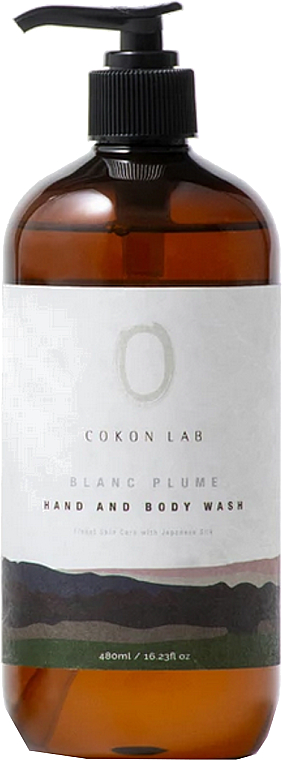 Feuchtigkeitsspendendes und reinigendes Hand- und Körpergel - Cokon Lab Blanc Plume Hand And Body Wash — Bild N2