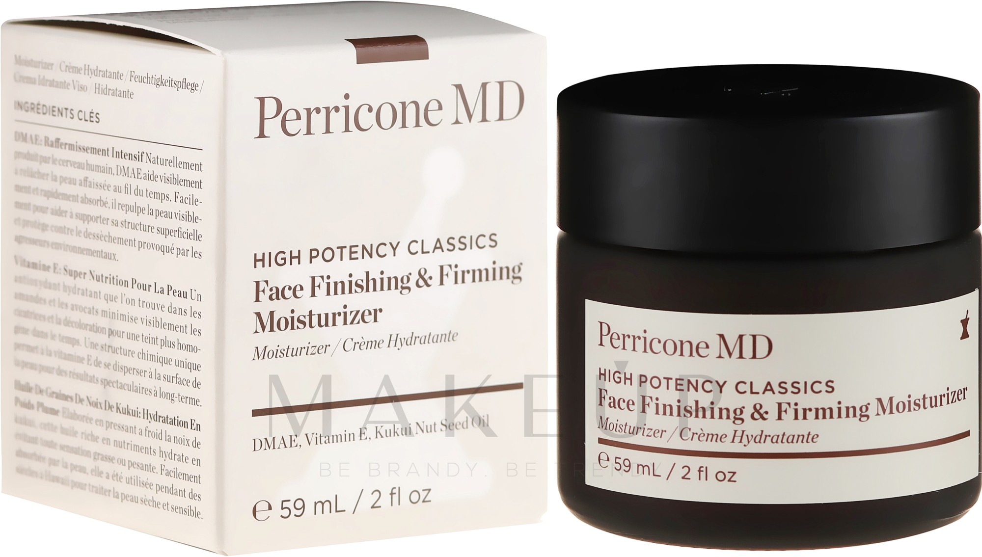 Feuchtigkeitsspendende und straffende Gesichtscreme mit Vitamin E - Perricone MD High Potency Classic Face Finishing & Firming Moisturizer — Bild 59 ml