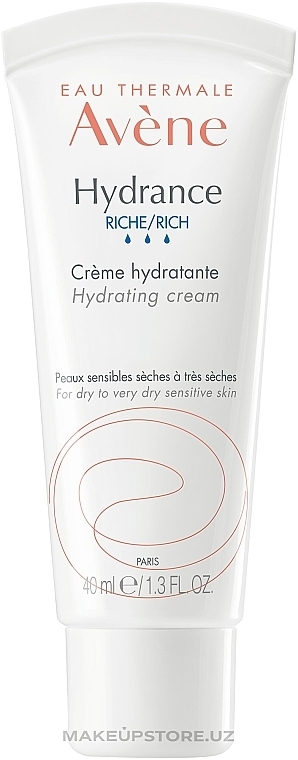 Intensive feuchtigkeitsspendende Gesichtscreme - Avene Hydrance Rich Hydrating Cream — Bild N1