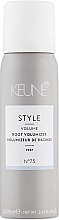 Düfte, Parfümerie und Kosmetik Leichtes Haarstlylingspray für mehr Volumen №75 - Keune Style Root Volumizer Travel Size
