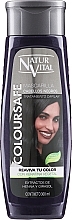 Haarmaske mit Keratin, Henna und Sonnenblumen-Extrakt für schwarze Haaren - Natur Vital Coloursafe Henna Hair Mask Black Hair — Bild N1