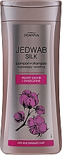 Glättendes Shampoo für trockenes und strapaziertes Haar - Joanna Jedwab Silk Smoothing Shampoo — Bild N1