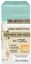 Düfte, Parfümerie und Kosmetik 2in1 Schutzserum für das Gesicht SPF 50 - Clinians PellePerfetta