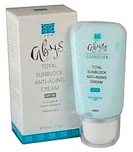 Düfte, Parfümerie und Kosmetik Anti-Aging Sonnenschutzcreme für das Gesicht SPF 50 - Spa Abyss Total Sunblock Anti-aging Cream SPF 50