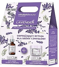 Gesichtspflegeset - Floslek Lavander (Lavendelöl für das Gesicht 30ml + Tages- und Nachtcreme 50ml) — Bild N1