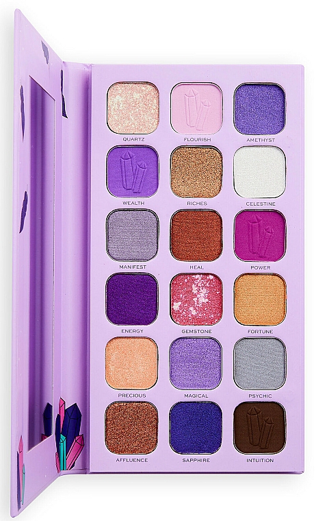 Lidschattenpalette - I Heart Revolution Book Of Spells Eyeshadow Palette Fortunes And Crystals — Bild N3