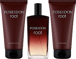 Duftset (Eau de Toilette 100ml + Duschgel 100ml + After Shave Lotion 100ml)  - Instituto Espanol Poseidon Root  — Bild N2