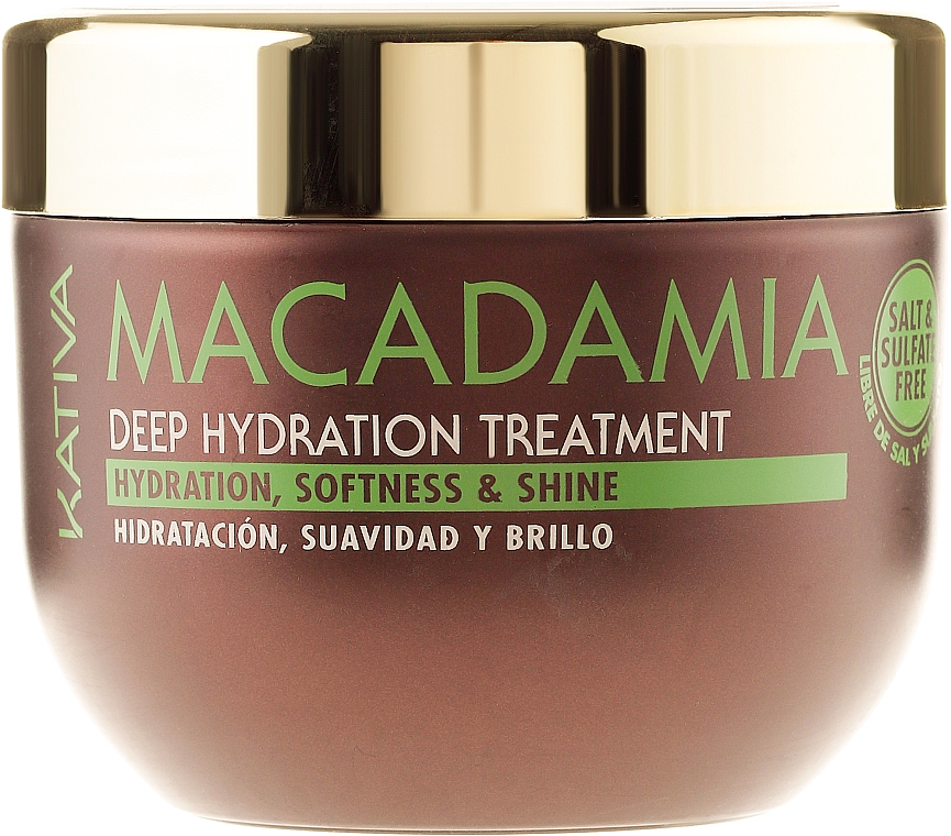 Intensiv feuchtigkeitsspendende Maske für normales und strapaziertes Haar - Kativa Macadamia Deep Hydrating Treatment — Bild N4