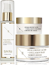 Düfte, Parfümerie und Kosmetik Set - Eclat Skin London Hyaluronic Acid & Collagen Set (eye/cr/20ml + cr/50ml + f/ser/60ml)