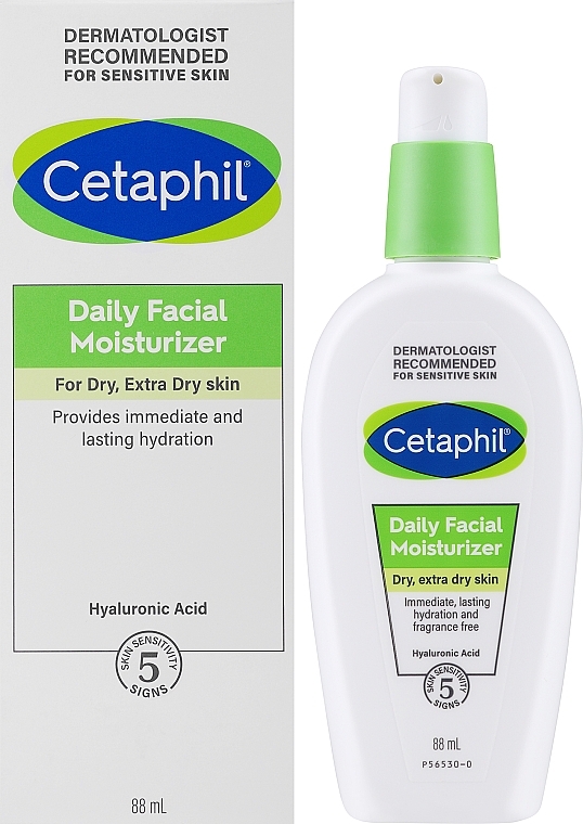 Feuchtigkeitsspendende Gesichtslotion mit Hyaluronsäure für trockene und sehr trockene Haut - Cetaphil Daily Hydrating Lotion With Hyaluronic Acid — Bild N1