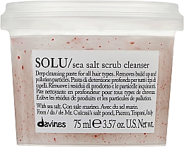 Düfte, Parfümerie und Kosmetik Peelingpaste für alle Haartypen mit Meersalz - Davines Solu Sea Salt Scrub Cleanser