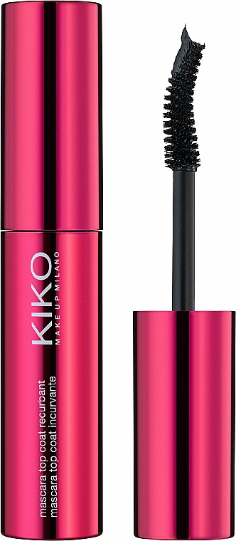 Mascara für langanhaltend geschwungene Wimpern - Kiko Milano False Lashes Curling Top Coat Mascara — Bild N1