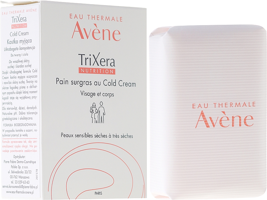 Seife für trockene und sehr trockene Haut - Avene Cold Cream — Bild N1