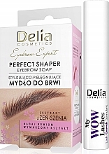 Düfte, Parfümerie und Kosmetik Augenpflegeset - Delia Eyebrow Expert (Wimpernconditioner 3ml + Augenbrauenseife 10ml)