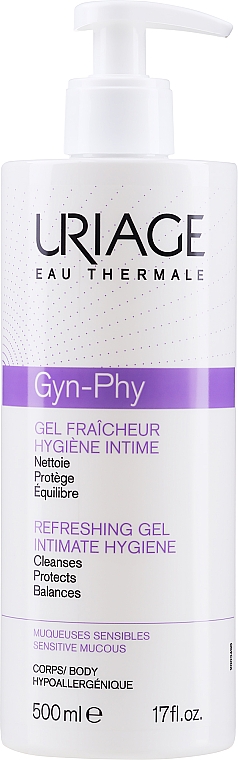 Gel für die Intimhygiene - Uriage GYN-PHY Toilette Intime Gel Fraicheur