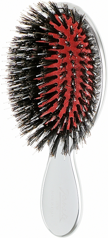 Haarbürste klein silber - Janeke Silver Hairbrush — Bild N1