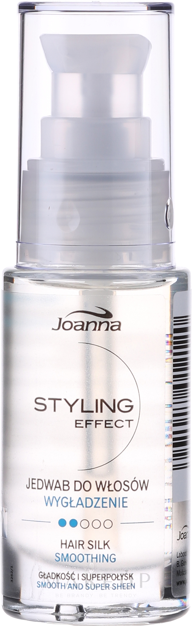 Regenerierende Pflege mit Seide für alle Haartypen - Joanna Styling Effect Hair Silk — Foto 30 ml