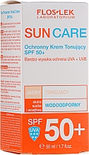 Tonisierende Sonnenschutzcreme für das Gesicht SPF 50+ - Floslek Sun Protection Tinder Cream SPF50+ — Bild N2
