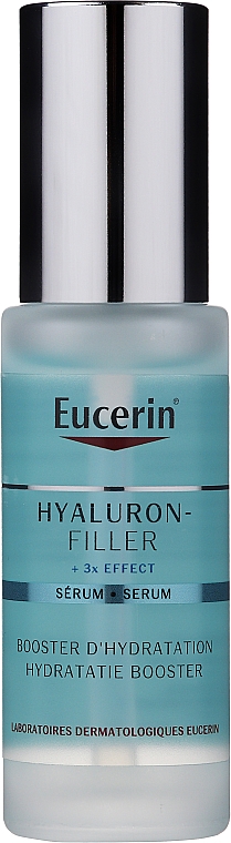 Feuchtigkeitsspendendes Booster-Serum mit Rizinusöl für das Gesicht - Eucerin Hyaluron-Filler + 3x Effect Hydration Booster Serum — Bild N2