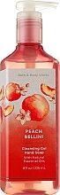 Düfte, Parfümerie und Kosmetik Handseife - Bath & Body Works Peach Bellini Cleansing Gel Hand Soap
