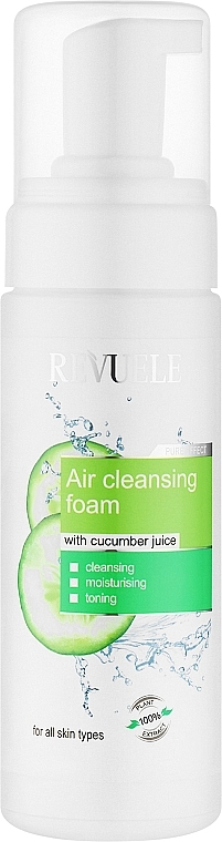 Reinigungsschaum mit Gurkensaft - Revuele Air Soft Cleansing Foam Cucumber Juice — Bild N1