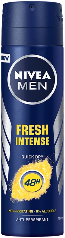 Deospray Antitranspirant - Nivea Men Fresh Intense Anti-Perspirant Spray 48H — Bild 150 ml