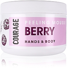 Düfte, Parfümerie und Kosmetik Peeling-Mousse für Hand und Körper mit Erdbeere - Courage Hands&Body Berry Peeling Mousse