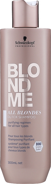 Farbschützendes Detox-Shampoo für blondes und coloriertes Haar - Schwarzkopf Professional Blondme All Blondes Detox Shampoo — Bild N1