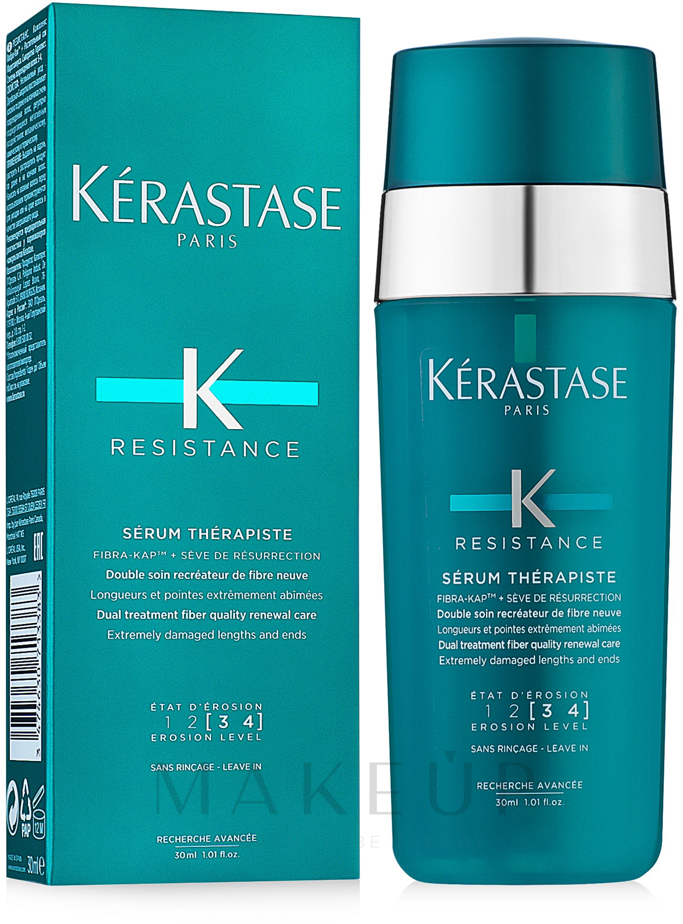 Revitalisierendes Serum für geschädigtes Haar - Kerastase Resistance Therapist Renewal Leave-in Serum — Foto 30 ml
