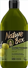 Düfte, Parfümerie und Kosmetik Conditioner mit 100% natürlichem kaltgepressten Olivenöl für lange Haare - Nature Box Conditioner Olive Oil