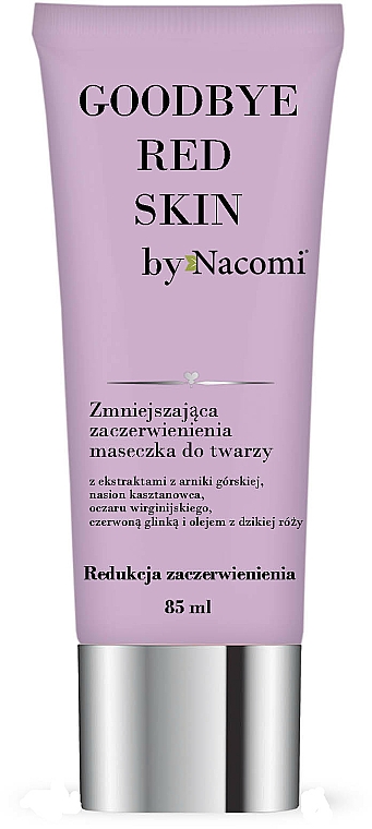Beruhigende Gesichtsmaske gegen Rötungen - Nacomi Goodbye Red Skin Mask